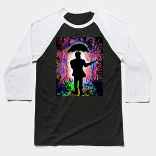 Umbrella Man Baseball T-Shirt